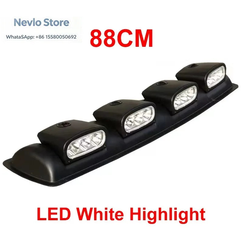 88CM ultra-bright Spotlights SUV off-road Pickup Jeep Roof Row