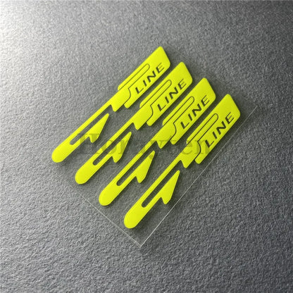 For Gt Line 4X Sticker Automobile Wheel Rims Rings Decorate