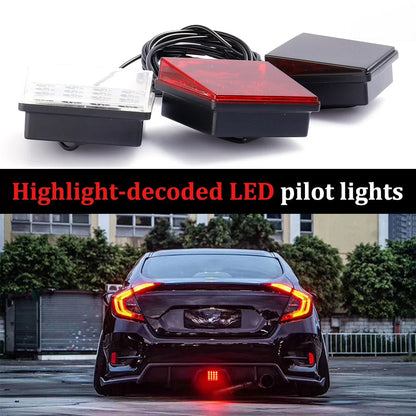 Rear Tail Flash Strobe F1 Brake Pilot Motorcycle Warning