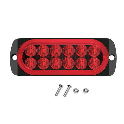 For Auto Lorry Dc 12-24v Strobe Warning 12W Grill Flashing IP67