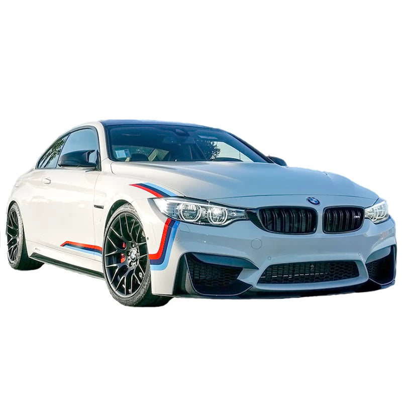 For BMW E36 E46 E60 E90 Pair Waist Line Stripe Headlight Sticker