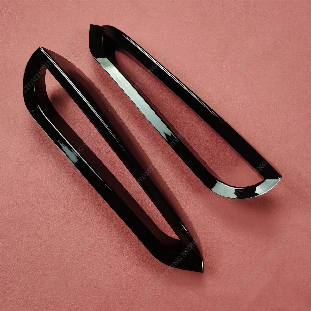 For BMW F40 Gloss Red Front Bumper Airvent Trim Foglamp Cover