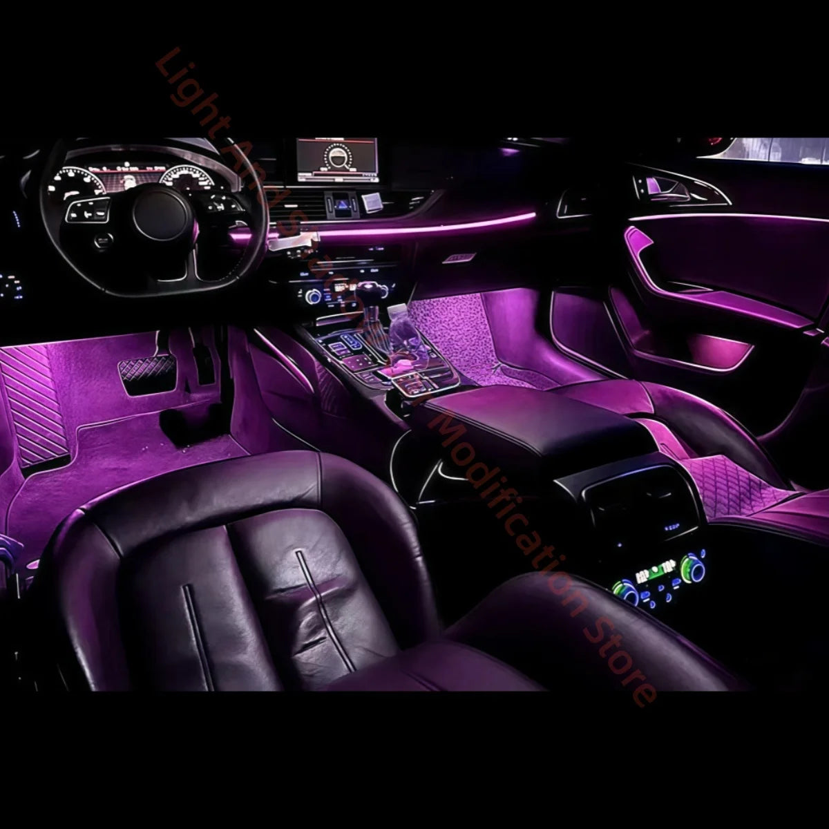 For Audi A6 C7 2012-2018 Ambient Fit Interior Lighting Upgrade