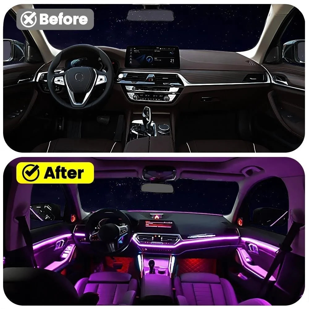 For BMW 5 Series G30 LED Colors Door Dashboard Footwell Ambient