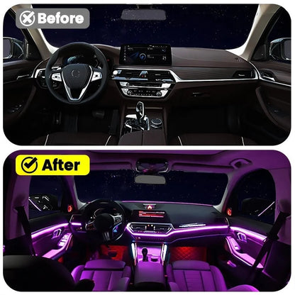 For BMW 5 Series G30 LED Colors Door Dashboard Footwell Ambient