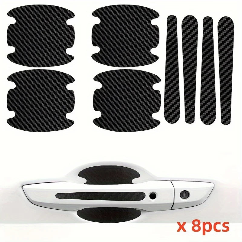 8PCS Door Bowl anti-scratch Sticker Clear Handle Protection Paint