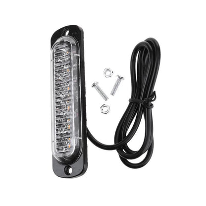 4P Truck Signal 12v-24v Strobe Grille Flashing Bar Side