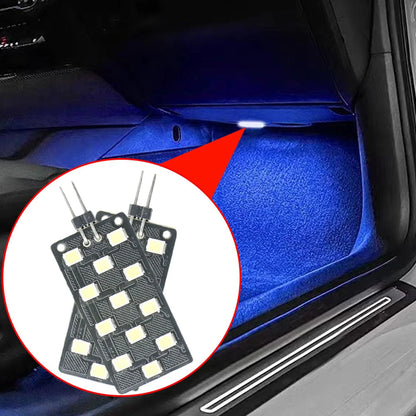 For VW Audi 2PCS 5050-smd 12 Footwell Atmosphere 12V Interior