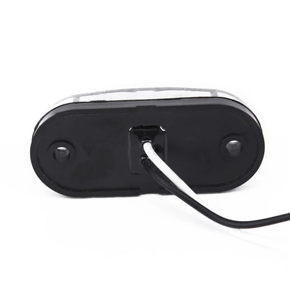 2PCS Set White Marker 12V Side Tail 24V Trailer