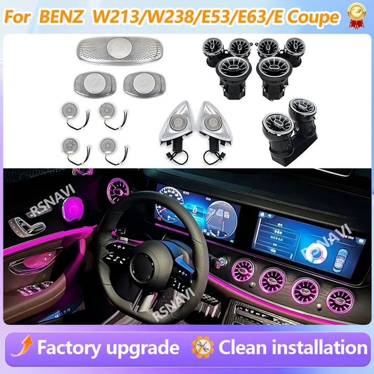 For Benz W213 W238 E53 E63 e-coupe Colours Ambient Air Vents 3D