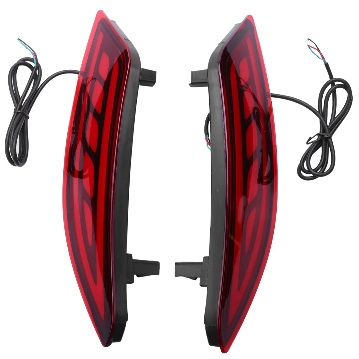 For Honda Hrv HR-V 2015-2018 Two Rear Bumper Reflector Fog Brake