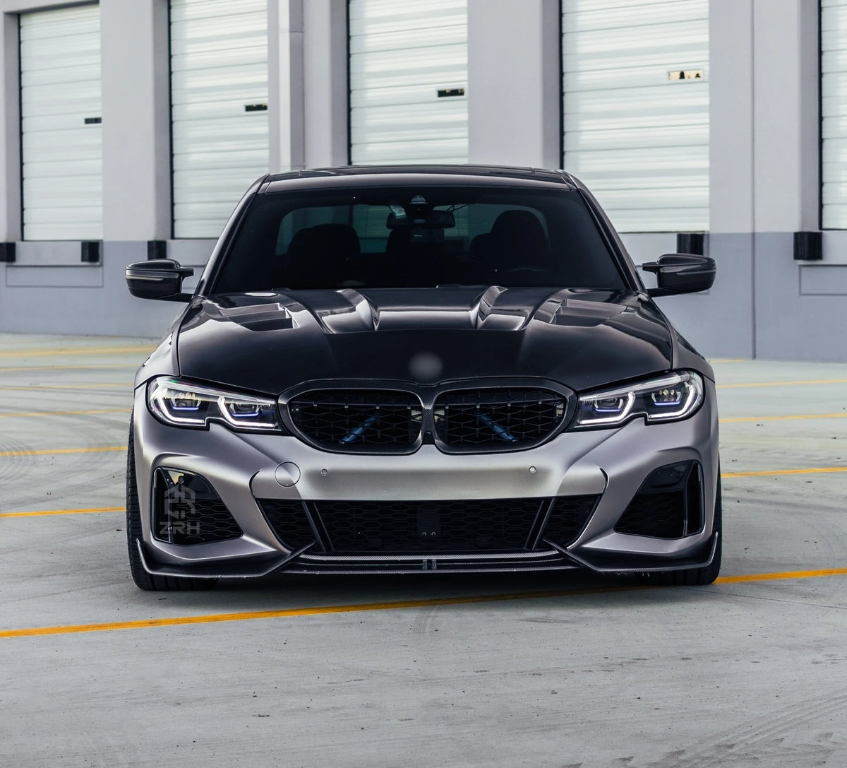 For BMW 3 Series G20 G21 M340I Carbon Fiber Front Bumper Lip