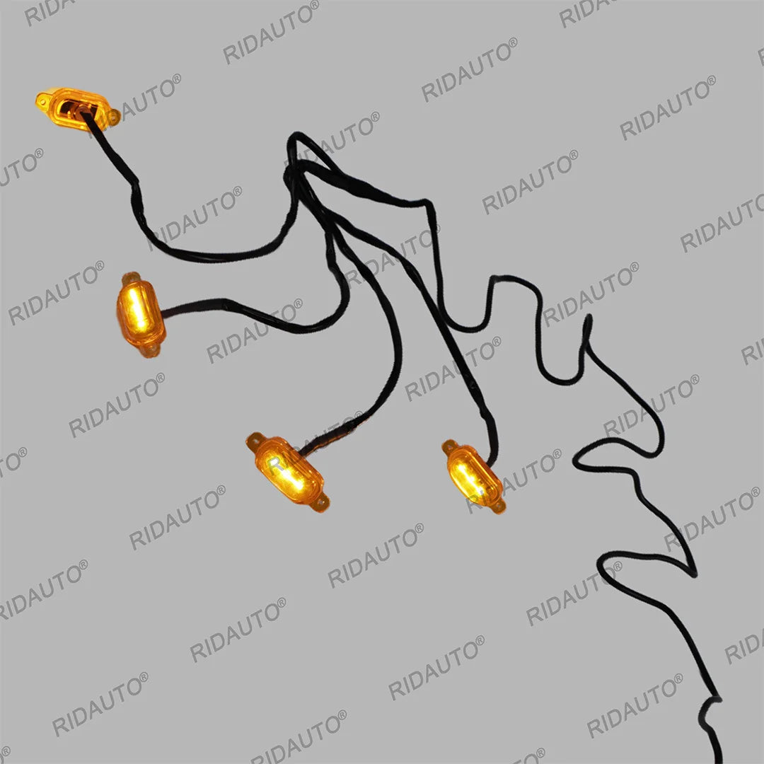 For Replacement Grille Amber LED Lamp Pickup Truck Hilux Travo