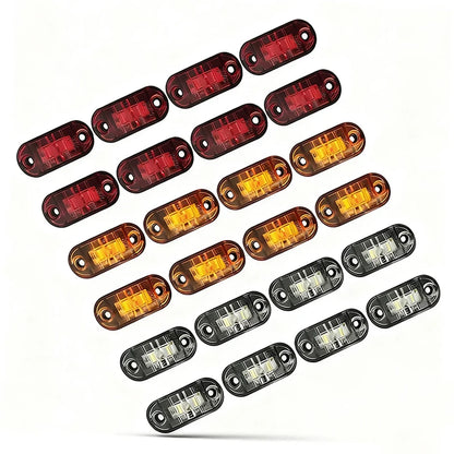 For Trailer 8P 12 24V Durable Side Marker Trucks Cars Waterproof