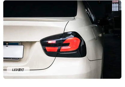 BMW Series 2005-2008 E90 Taillight Assembly Includes Row Flowing