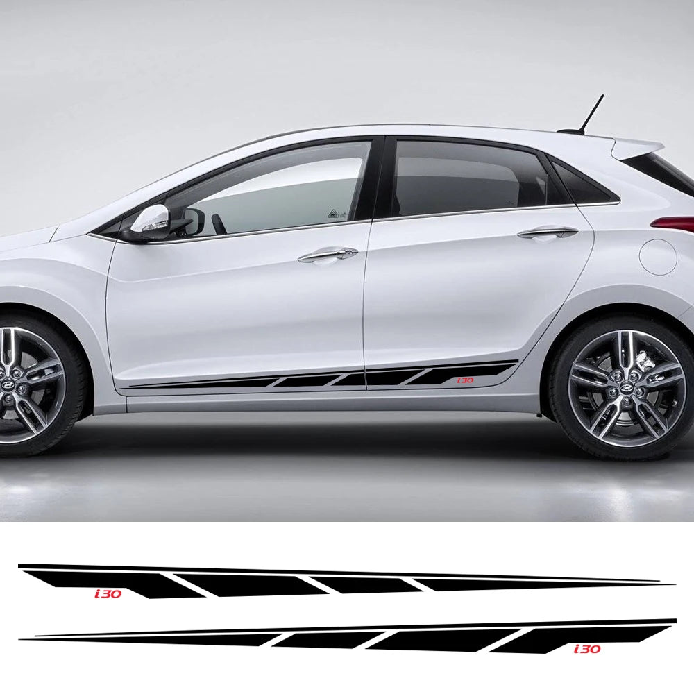 For Hyundai I30 I 30 N Line 30N Sedan Gt Sticker Door Side