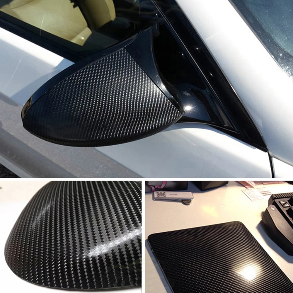 152CM 50CM 4D Carbon Fiber Vinyl Film Stickers Waterproof