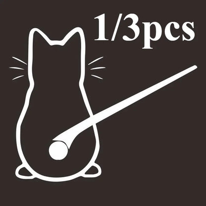 3PCS Wiper Sticker 13IN Reflective Cartoon Cute Personality