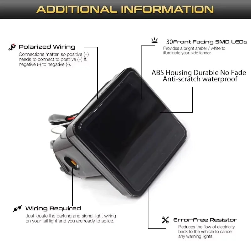 For Pickup Running Tail Brake W Backup Trucks SUV Jeep Class