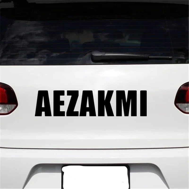 For BMW VW Audi Gti 20cm*4.6cm Funny Aezakmi Sticker Automobiles