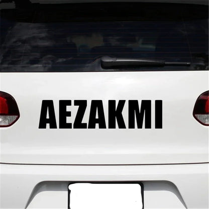 For BMW VW Audi Gti 20cm*4.6cm Funny Aezakmi Sticker Automobiles