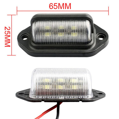 1PC Waterproof 12V License Plate Boat Truck Trailer Step