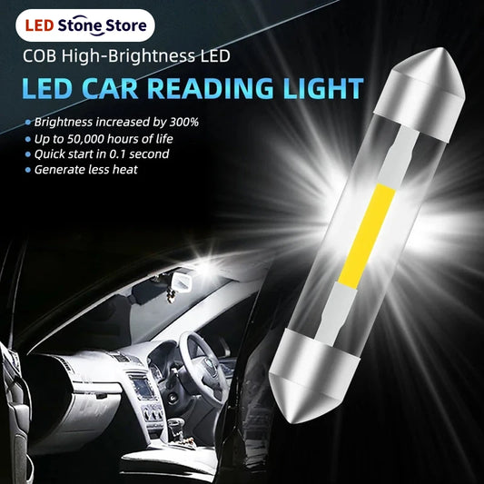2PCS Interior Festoon 31MM 36MM 39MM 41MM C10W C5W