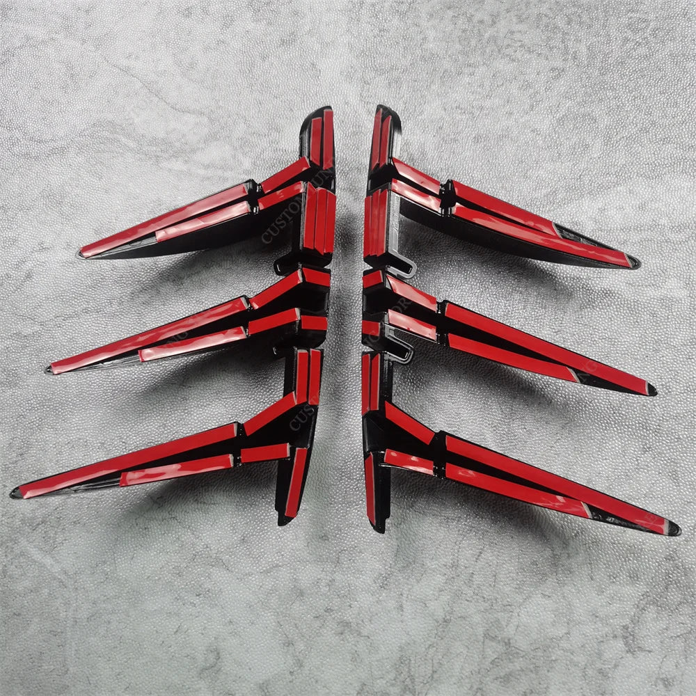 For BMW F40 Gloss Black Rear Bumper Aero Flicks Splitter Trim