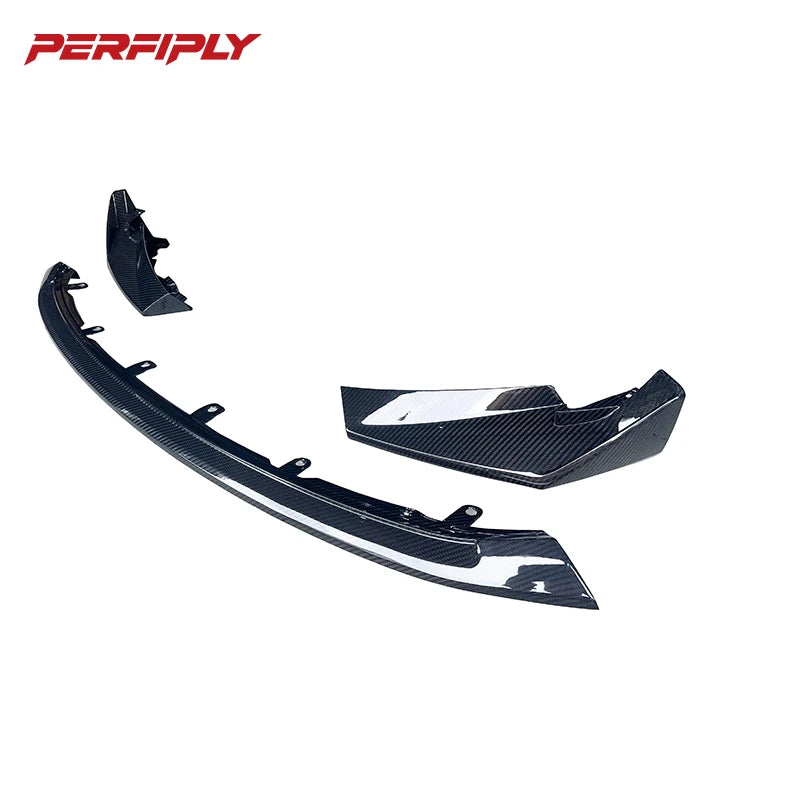 For BMW G80 G81 G82 G83 Real Dry Carbon Fiber Front Lip Splitter
