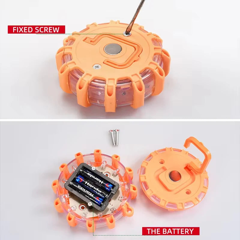 Magnetic Emergency Safety Barricade Strobe Flashing Warning