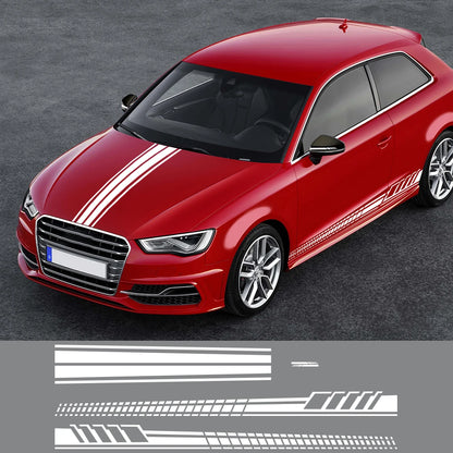 For Audi BMW Mercedes Ford VW Stickers Bonnet Decal Toyota