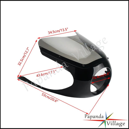 For Honda Cb Cm Cl Gl Cafe Racer 6.25 Headlight Half Fairing Cx