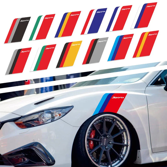 Upgrade S Aesthetics Door Fender Sticker Racing Decal Made