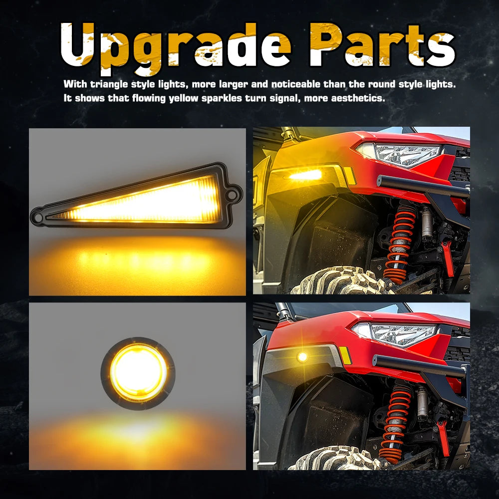 For Can-am Maverick X3 Max Plug Utv Turn Signal Street Legal