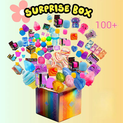 100 Mystery Fidget Toy Blind Box Simulated Food Antistress
