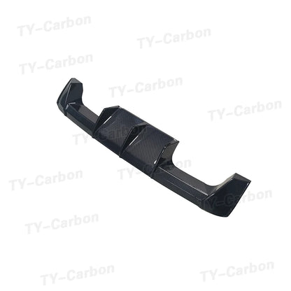 For BMW M3 M4 G80 G82 Real Carbon Fiber Rear Bumper Lip Splitter