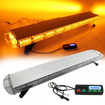 Inch Amber Rooftop Emergency Strobe Bar W Alley Flashing