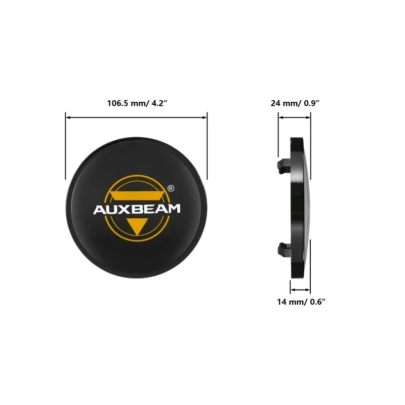 Auxbeam 2PCS Inch 110W 11000LM Work Amber Drl Truck