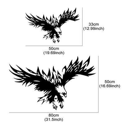 Bonnet Stickers Eagle Pattern Vinyl Decal Colorful Waterproof