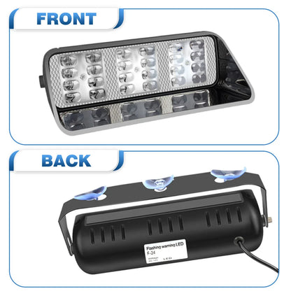 For Most Vehicles Dash Strobe Fit Interior Windshield Mounting