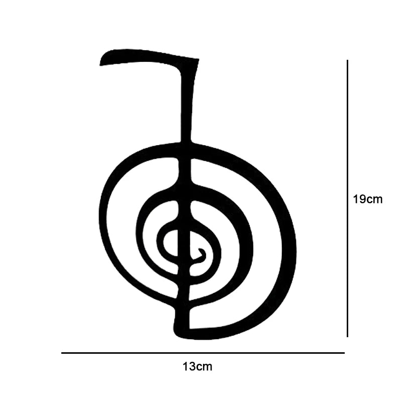 Sticker Vinyl 19CM Art Cho Ku Rei Reiki Symbol