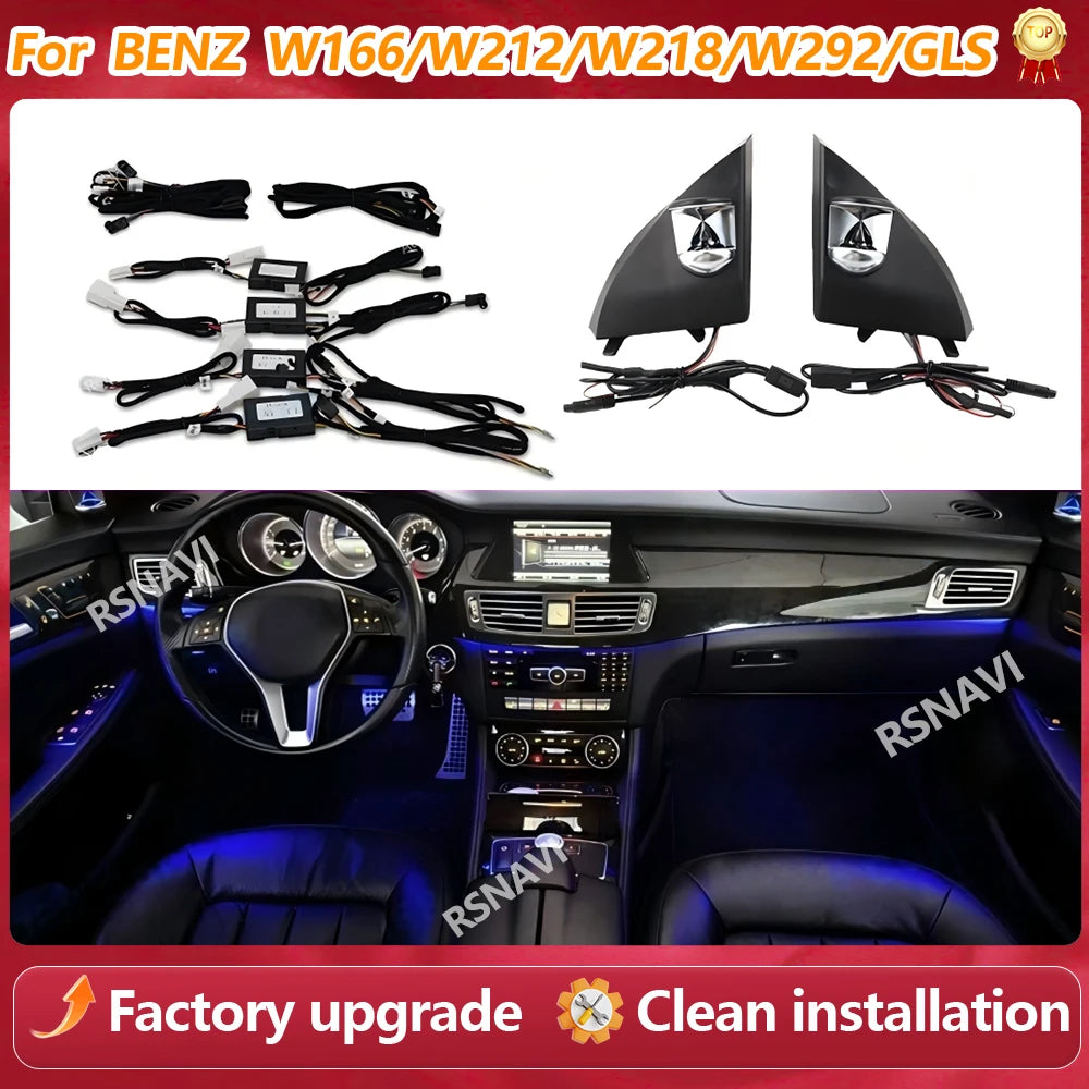 For Mercedes Benz W166 W212 W218 W292 W221 Gle 12 Colors