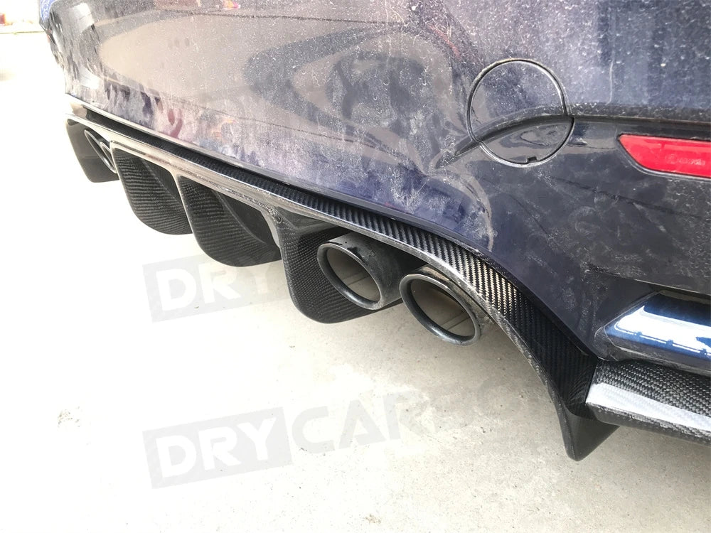 For BMW 3 4 Series F80 V Carbon Fiber Body Kit Rear Bumper