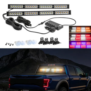 Upgraded In Strobe Traffic Bar Windshield Safety Warning Flashing
