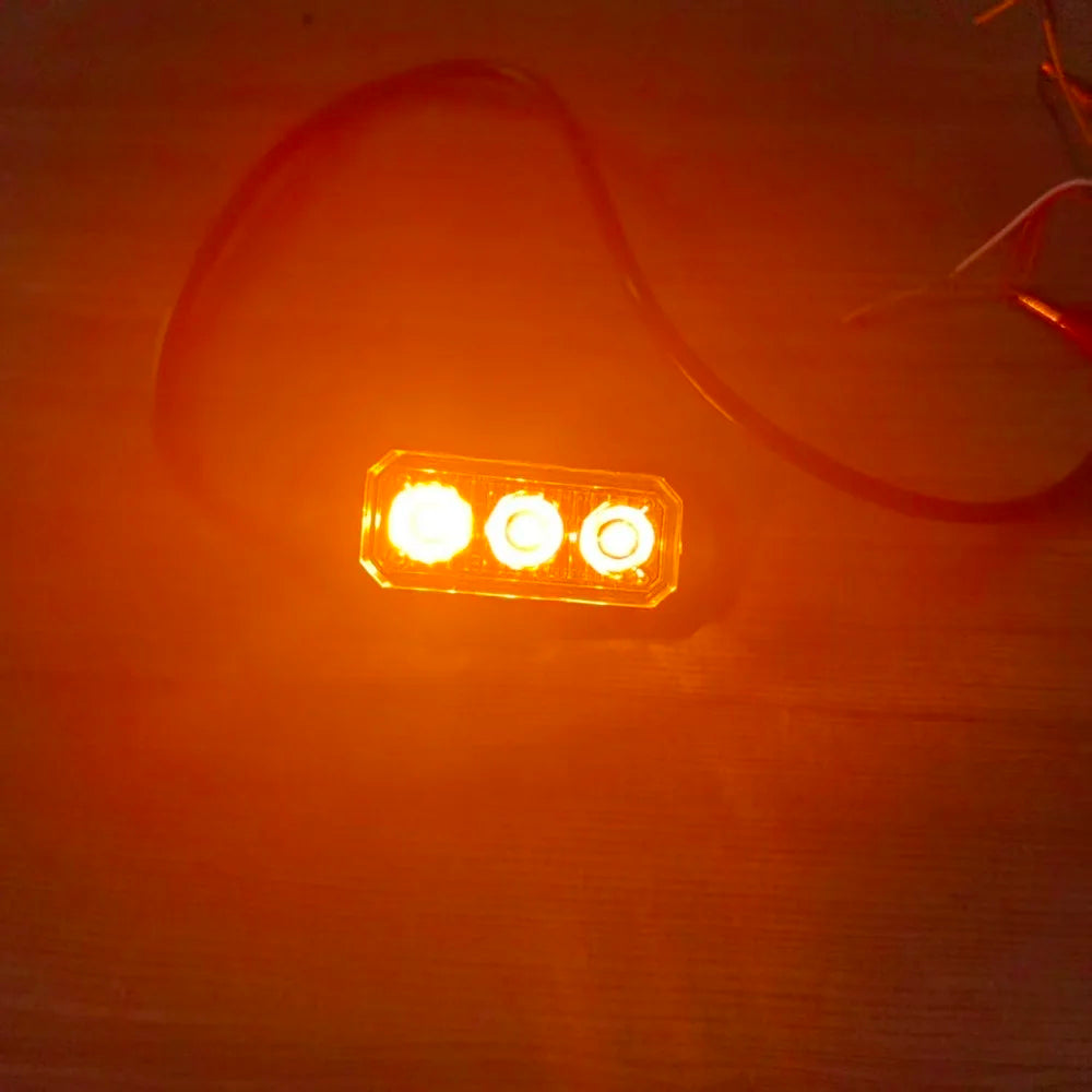 Emergency Strobe Warning Flashing Grille Trucks Cars Signal