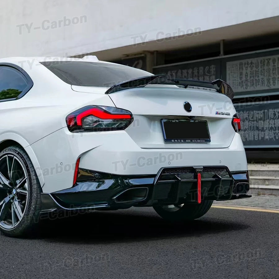 For BMW 2 Series G42 M240I Rear Bumper Diffuser Lip Spoiler