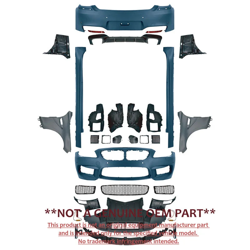 For BMW 6 Series F06 F12 F13 Upgrade M6 Front Rear Bumper Side