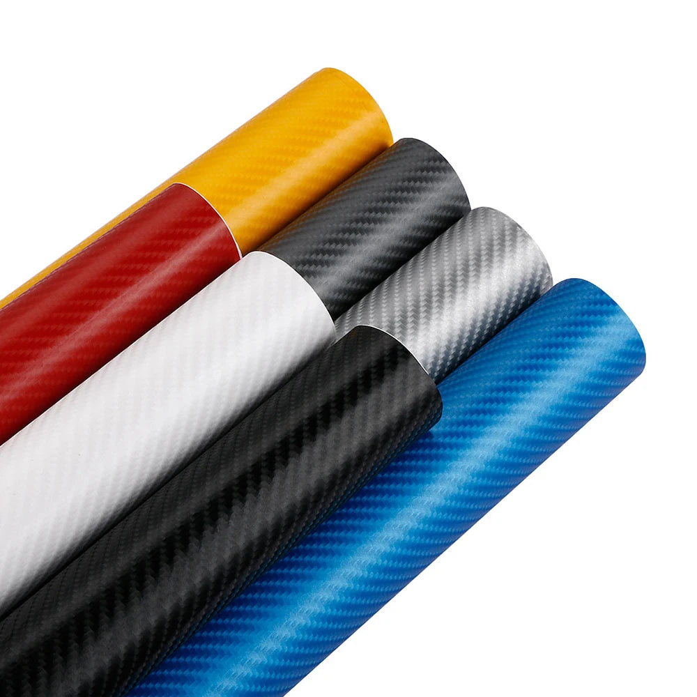 152CM 50CM 4D Carbon Fiber Vinyl Film Stickers Waterproof
