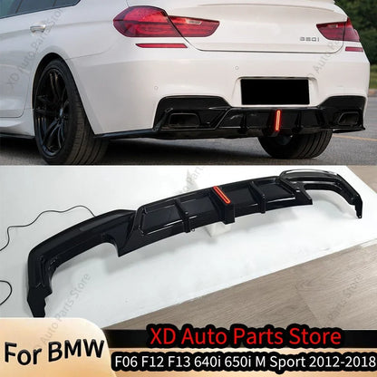 For BMW F06 F12 F13 640I Rear Bumper Diffuser Lip 650I M Sport