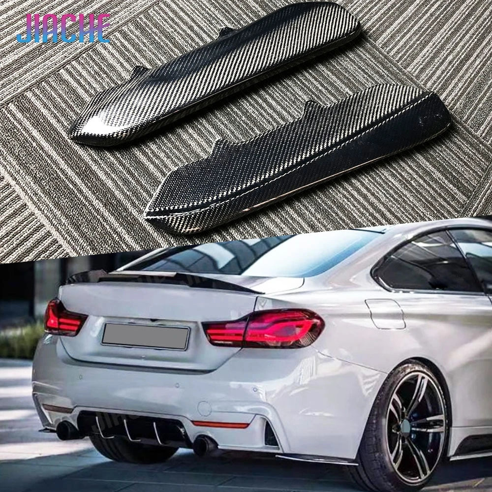 For BMW 4 Series F32 F33 Carbon Fiber Rear Splitters Lip Flaps